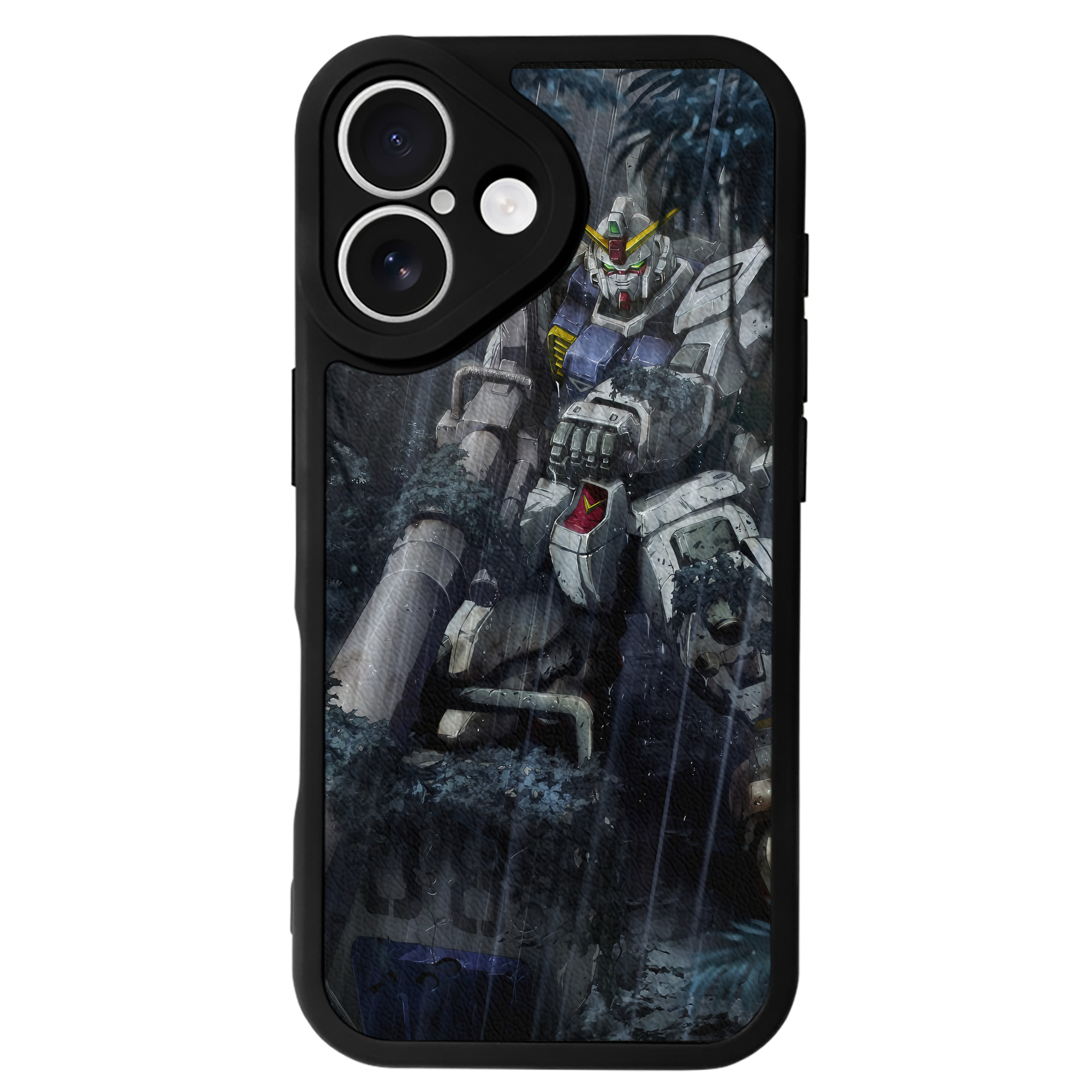 （画像用） 機動戦士ガンダム Mobile Suit Gundam 【iPhone 16シリーズ対応】シリコンスマホケース（レザー調） 材質：シリコン